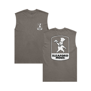 Little Chef Grey Sleeveless Tee.